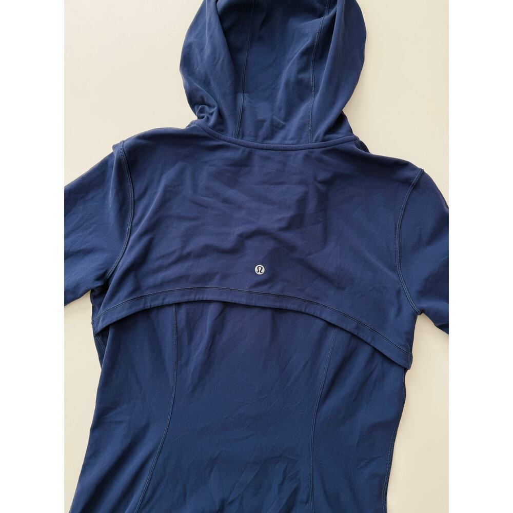 Lululemon nightsea blue hooded define jacket - size 12 - Picture 4 of 5